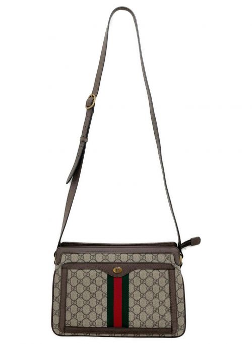 GUCCI（グッチ）GUCCI (グッチ) ミディアムショルダーバッグ ベージュ サイズ:-の古着・服飾アイテム