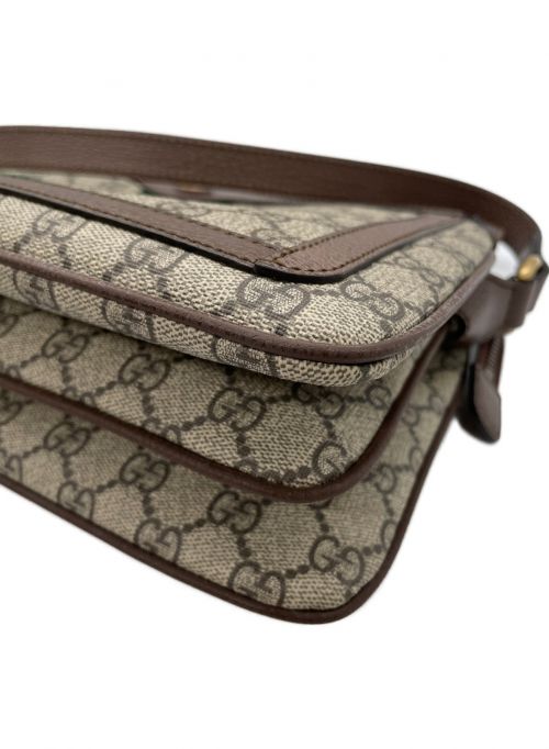 GUCCI（グッチ）GUCCI (グッチ) ミディアムショルダーバッグ ベージュ サイズ:-の古着・服飾アイテム