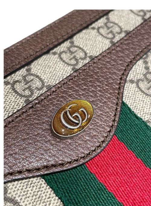 GUCCI（グッチ）GUCCI (グッチ) ミディアムショルダーバッグ ベージュ サイズ:-の古着・服飾アイテム