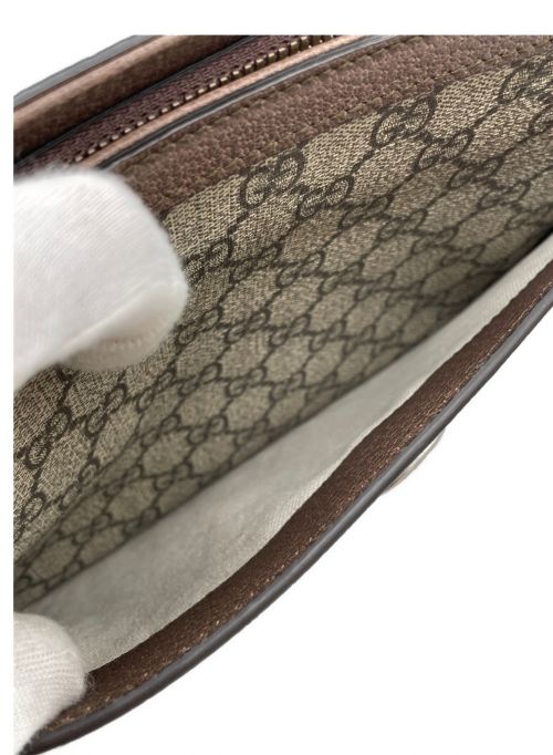 GUCCI（グッチ）GUCCI (グッチ) ミディアムショルダーバッグ ベージュ サイズ:-の古着・服飾アイテム