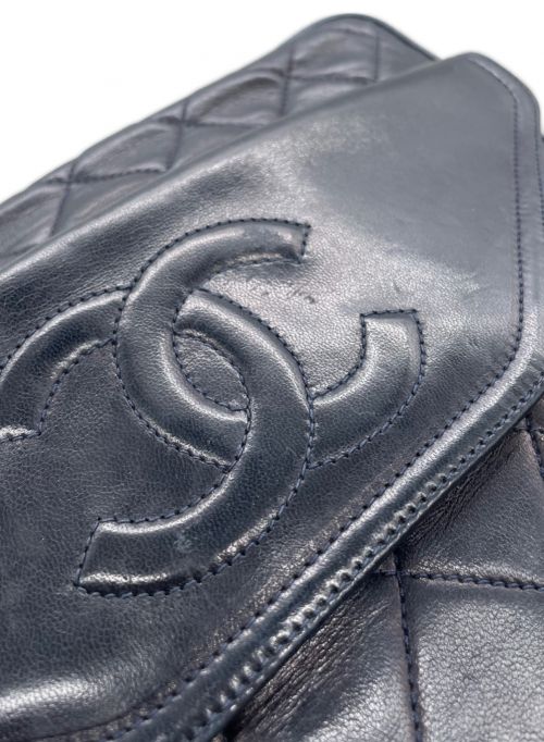 CHANEL（シャネル）CHANEL (シャネル) フリンジショルダーバッグ ネイビー サイズ:-の古着・服飾アイテム