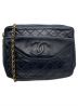 CHANEL（シャネル）の古着「フリンジショルダーバッグ」｜ネイビー