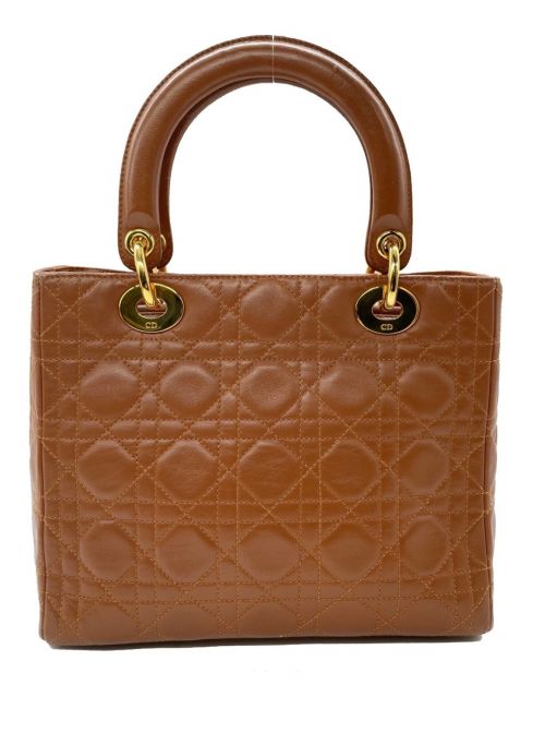 Christian Dior（クリスチャン ディオール）Christian Dior (クリスチャン ディオール) カナージュ 2WAYショルダーバッグ ブラウン サイズ:-の古着・服飾アイテム