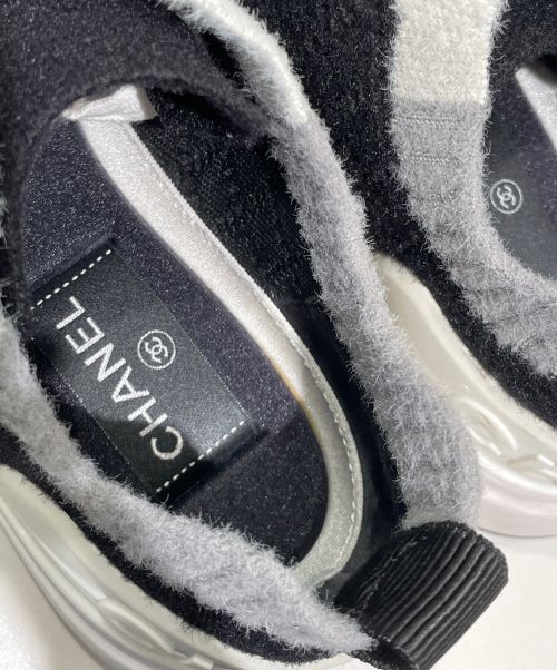CHANEL（シャネル）CHANEL (シャネル) ミックスファイヴァースニーカー ブラック サイズ:36の古着・服飾アイテム