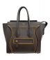 CELINE（セリーヌ）の古着「ラゲージマイクロショッパー」｜ダークブラウン×イエロー