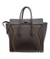 CELINE (セリーヌ) ラゲージマイクロショッパー ダークブラウン×イエロー サイズ:-：168000円