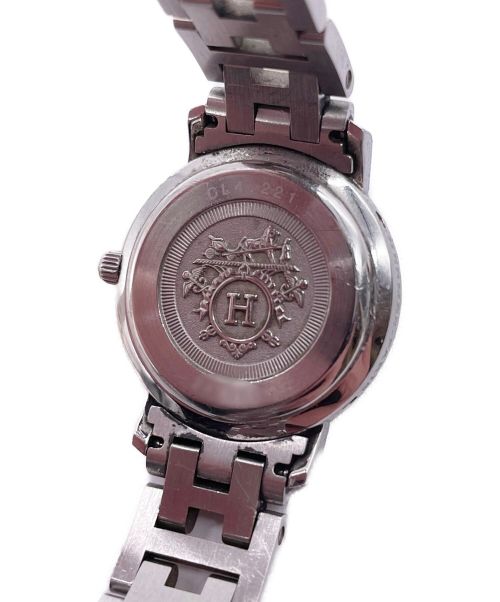 HERMES（エルメス）HERMES (エルメス) クリッパー ホワイト(シェル） サイズ:24ｍｍの古着・服飾アイテム