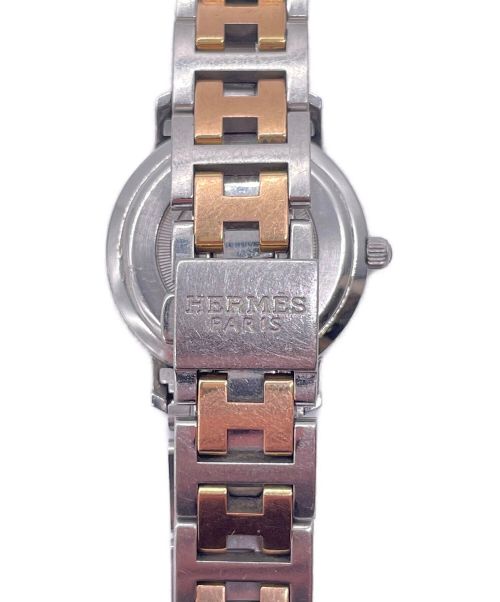 HERMES（エルメス）HERMES (エルメス) クリッパー ホワイト(シェル） サイズ:24ｍｍの古着・服飾アイテム