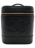 CHANELシャネル）の古着「バニティバッグ」｜ブラック