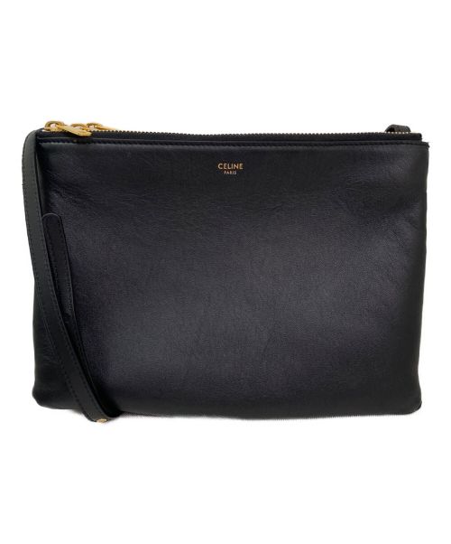 CELINE（セリーヌ）CELINE (セリーヌ) トリオ ラージ ブラック サイズ:ラージの古着・服飾アイテム