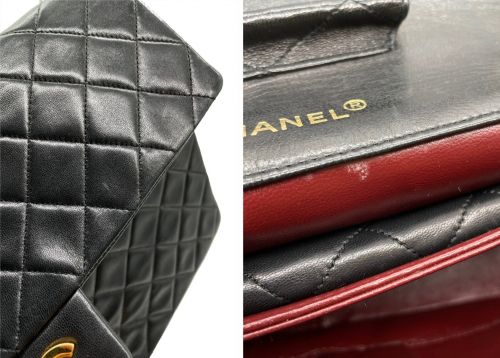 CHANEL（シャネル）CHANEL (シャネル) ダブルフラップマトラッセ ブラック サイズ:-の古着・服飾アイテム