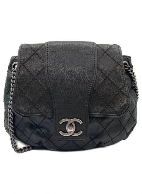 CHANEL（シャネル）CHANEL (シャネル) チェーンショルダーバッグ ブラック サイズ:-の古着・服飾アイテム