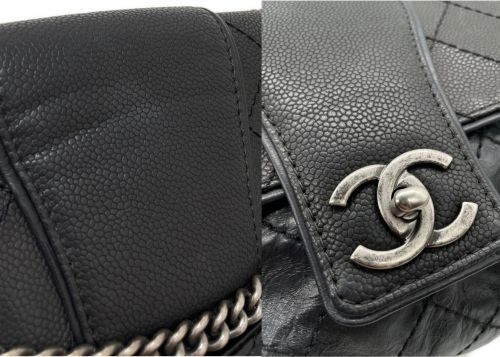 CHANEL（シャネル）CHANEL (シャネル) チェーンショルダーバッグ ブラック サイズ:-の古着・服飾アイテム