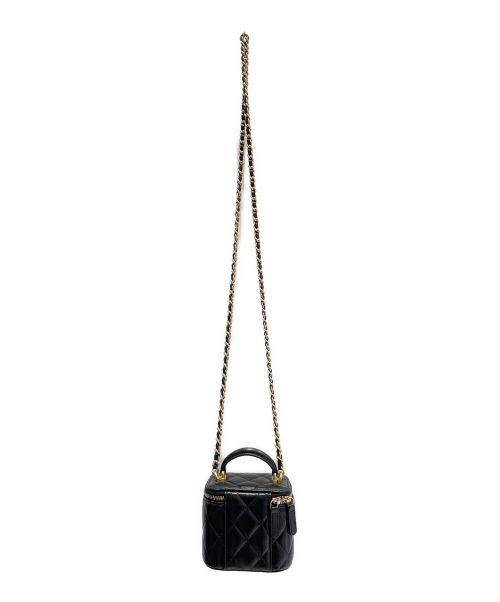 CHANEL（シャネル）CHANEL (シャネル) バニティショルダーバッグ ブラック サイズ:-の古着・服飾アイテム