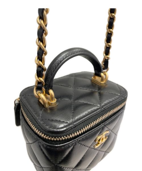 CHANEL（シャネル）CHANEL (シャネル) バニティショルダーバッグ ブラック サイズ:-の古着・服飾アイテム