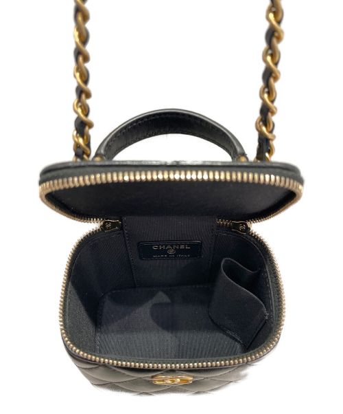 CHANEL（シャネル）CHANEL (シャネル) バニティショルダーバッグ ブラック サイズ:-の古着・服飾アイテム
