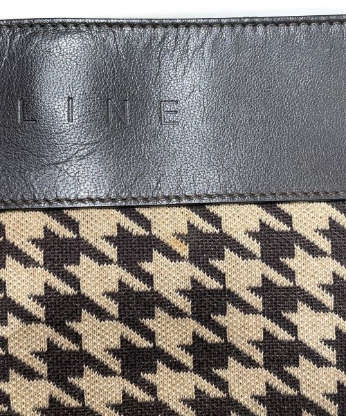 CELINE（セリーヌ）CELINE (セリーヌ) マカダムチェーンワンンショルダーバッグ ブラウン×ベージュ サイズ:-の古着・服飾アイテム