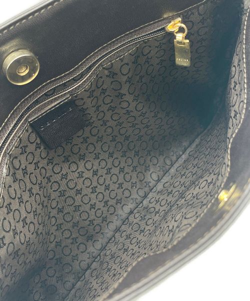 CELINE（セリーヌ）CELINE (セリーヌ) マカダムチェーンワンンショルダーバッグ ブラウン×ベージュ サイズ:-の古着・服飾アイテム