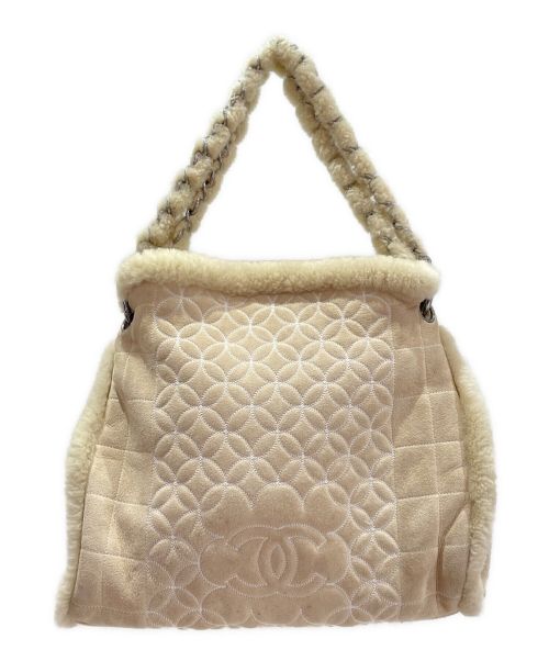 CHANEL（シャネル）CHANEL (シャネル) ココマークムートントートバッグ ベージュ サイズ:-の古着・服飾アイテム