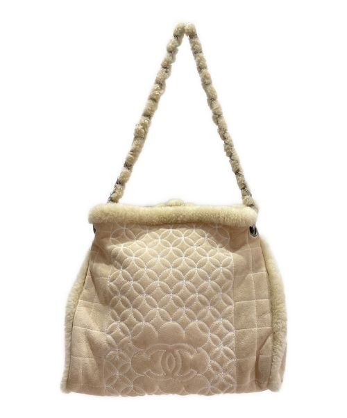 CHANEL（シャネル）CHANEL (シャネル) ココマークムートントートバッグ ベージュ サイズ:-の古着・服飾アイテム