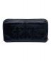 CHROME HEARTS（クロムハーツ）の古着「WALLET REC F ZIP#2 3CEMETERY BLACK HEAVY LEATHER」｜ブラック