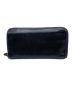 CHROME HEARTS (クロムハーツ) WALLET REC F ZIP#2 3CEMETERY BLACK HEAVY LEATHER ブラック サイズ:-：59800円
