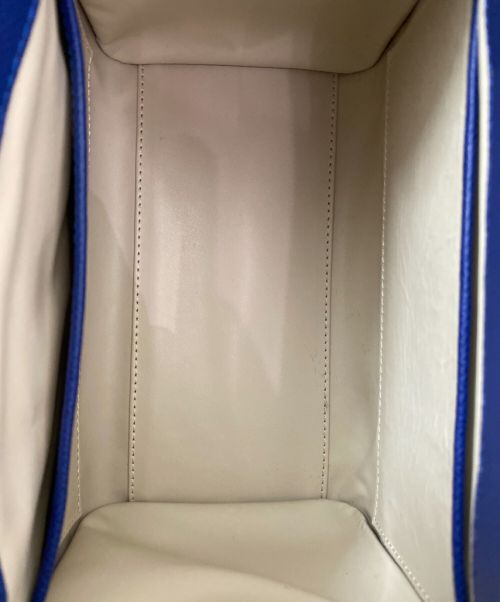 Valextra（ヴァレクストラ）Valextra (ヴァレクストラ) スモールボストン ブルー サイズ:-の古着・服飾アイテム