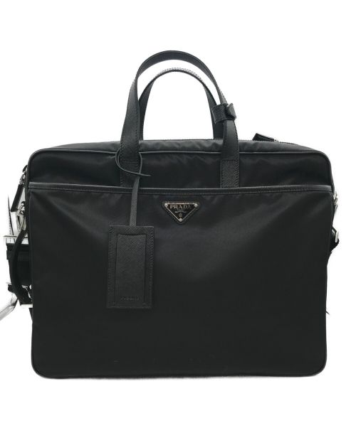 PRADA（プラダ）PRADA (プラダ) 3WAYブリーフケース ブラック サイズ:－の古着・服飾アイテム