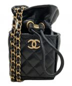 CHANELシャネル）の古着「ショルダーポーチ」｜ブラック