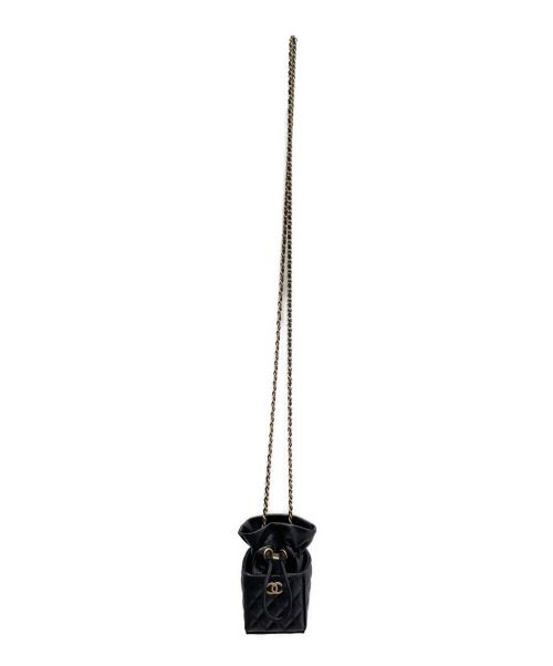 CHANEL（シャネル）CHANEL (シャネル) ショルダーポーチ ブラック サイズ:-の古着・服飾アイテム