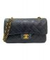 CHANEL（シャネル）の古着「ダブルフラップマトラッセ」｜ネイビー