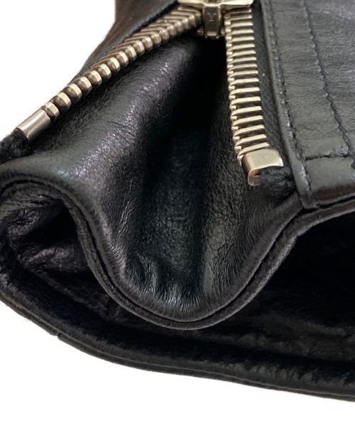 BALENCIAGA（バレンシアガ）BALENCIAGA (バレンシアガ) レザーライダースジャケット ブラック サイズ:34の古着・服飾アイテム