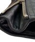 中古・古着 BALENCIAGA (バレンシアガ) レザーライダースジャケット ブラック サイズ:34：44800円