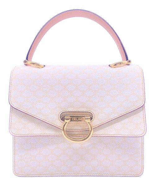 CELINE（セリーヌ）CELINE (セリーヌ) ワンハンドマカダムバッグ ホワイト サイズ:-の古着・服飾アイテム