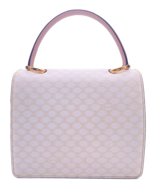 CELINE（セリーヌ）CELINE (セリーヌ) ワンハンドマカダムバッグ ホワイト サイズ:-の古着・服飾アイテム