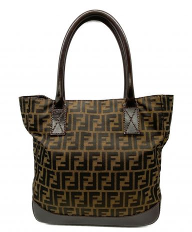 中古・古着通販】FENDI (フェンディ) ズッカ柄トートバッグ ブラウン