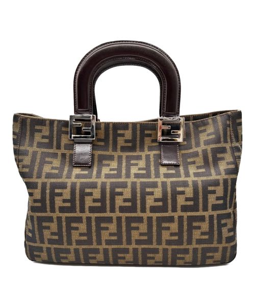 FENDI（フェンディ）FENDI (フェンディ) ズッカ柄ハンドバッグ ブラウン サイズ:-の古着・服飾アイテム