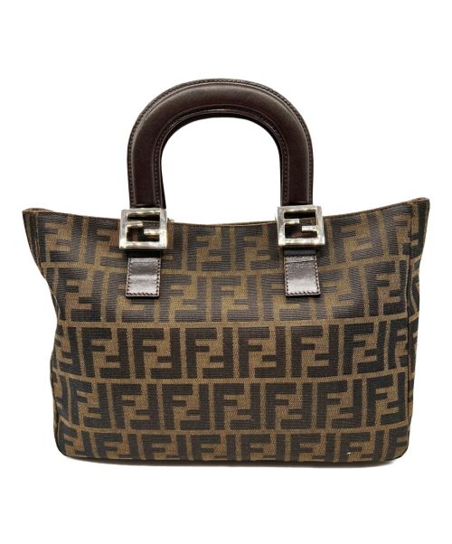 FENDI（フェンディ）FENDI (フェンディ) ズッカ柄ハンドバッグ ブラウン サイズ:-の古着・服飾アイテム