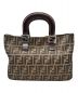 FENDI（フェンディ）の古着「ズッカ柄ハンドバッグ」｜ブラウン
