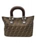 FENDI (フェンディ) ズッカ柄ハンドバッグ ブラウン サイズ:-：49800円