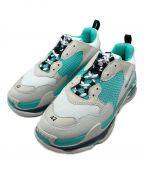 BALENCIAGAバレンシアガ）の古着「TRIPLE S TRAINERS」｜グレー×グリーン