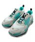 BALENCIAGA（バレンシアガ）の古着「TRIPLE S TRAINERS」｜グレー×グリーン