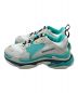 BALENCIAGA (バレンシアガ) TRIPLE S TRAINERS グレー×グリーン サイズ:SIZE 42：44800円