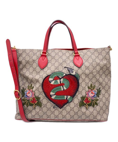 GUCCI（グッチ）GUCCI (グッチ) ソフトGGスプリーム トートバッグ サイズ:-の古着・服飾アイテム