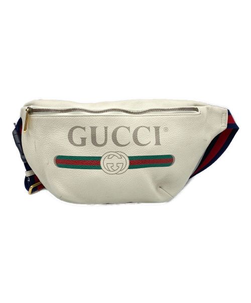 GUCCI（グッチ）GUCCI (グッチ) バムバッグ ベージュの古着・服飾アイテム