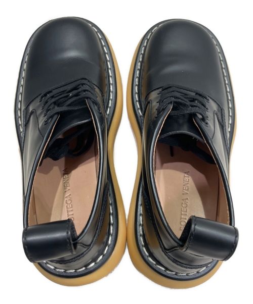 BOTTEGA VENETA（ボッテガベネタ）BOTTEGA VENETA (ボッテガベネタ) バウンスレザーアンクルブーツ ブラック サイズ:37の古着・服飾アイテム