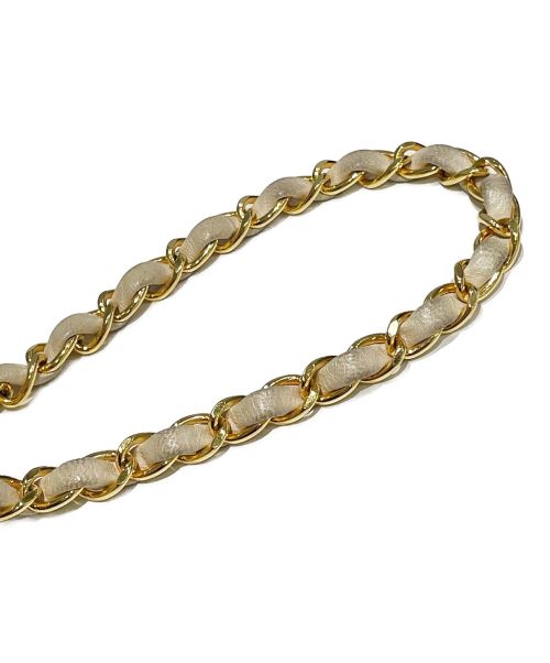 CHANEL（シャネル）CHANEL (シャネル) シングルフラップマトラッセ ベージュ サイズ:25の古着・服飾アイテム