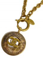 CHANELシャネル）の古着「ヴィンテージココマークネックレス」｜ゴールド