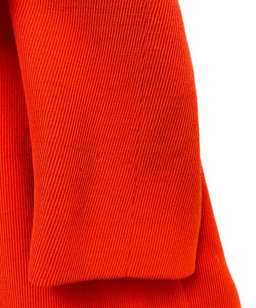 CHANEL（シャネル）CHANEL (シャネル) ココマークボタンダブルジャケット オレンジ サイズ:38の古着・服飾アイテム