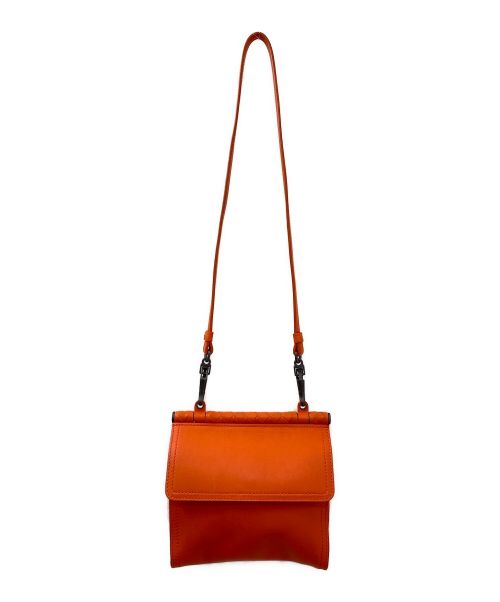 BOTTEGA VENETA（ボッテガベネタ）BOTTEGA VENETA (ボッテガベネタ) ミニショルダーバッグ オレンジの古着・服飾アイテム
